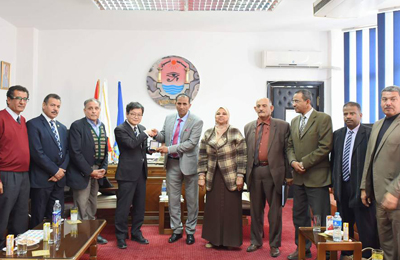 Aswan University Discusses the ways of Collaboration with the Japanese Universities