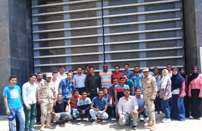Aswan University Students Visit High Dam Hydroelectric Power Plant